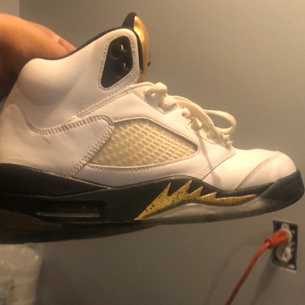 Olympic gold 5s Jordan